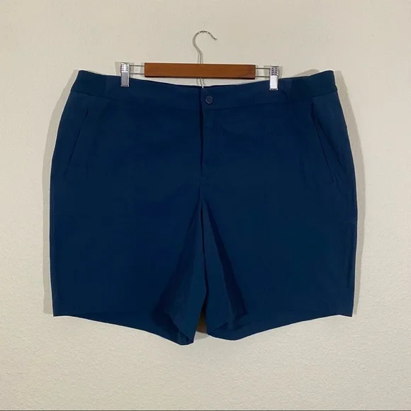 Active Life sz:XXL Constellation Blue Nylon Lounge Shorts Stretch Spandex Waist - Picture 1 of 8